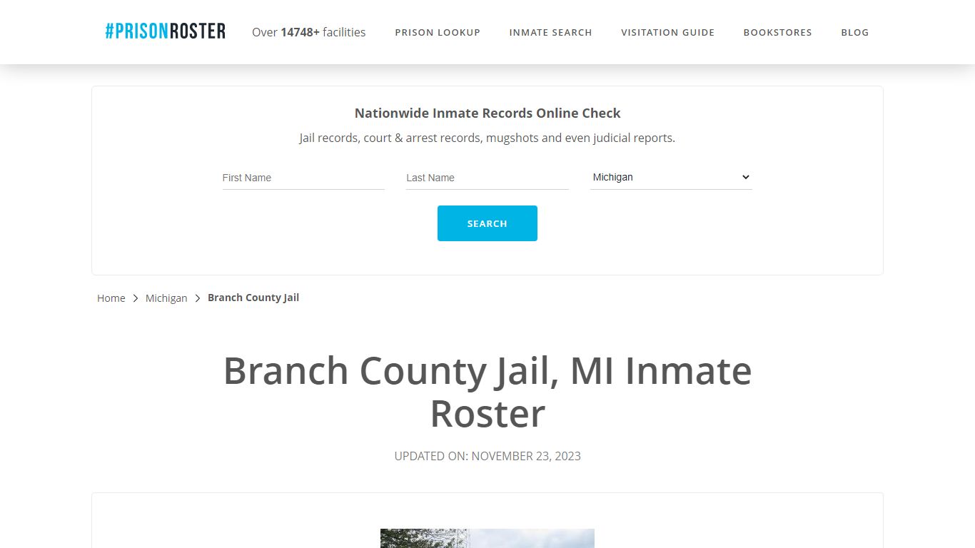Branch County Jail, MI Inmate Roster - Prisonroster
